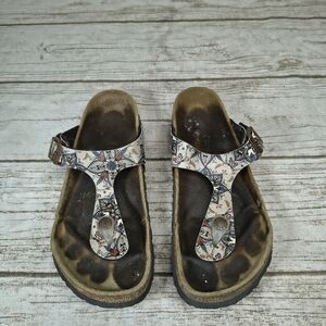 Birkenstock Birken Floral Gizeh Sandals Size 36